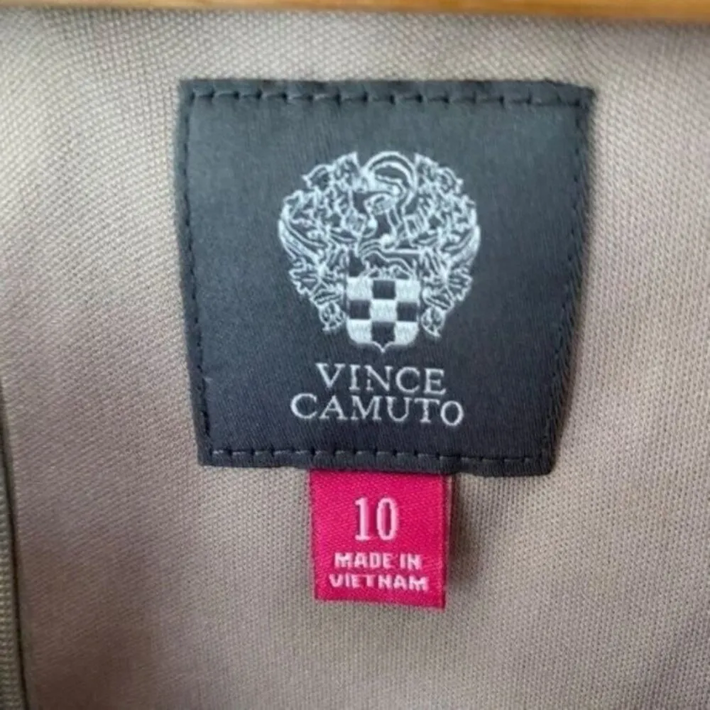 Vince Camuto Metallic Gold Cocktail Dress - Image 9