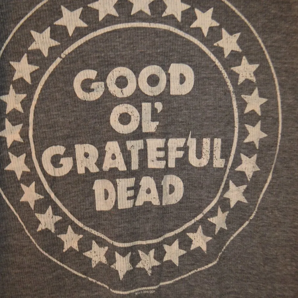 Good Ol' Grateful Dead Ribbed Grey Tank Top Gray Size L - Image 2