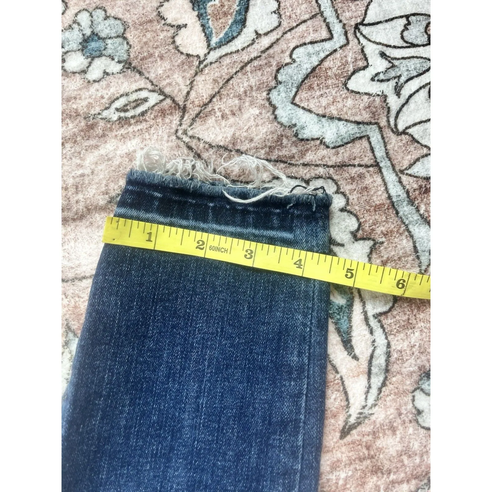 Lucky Brand Jeans Women 0 / 25 Blue Skinny Raw Hem EUC - Image 10