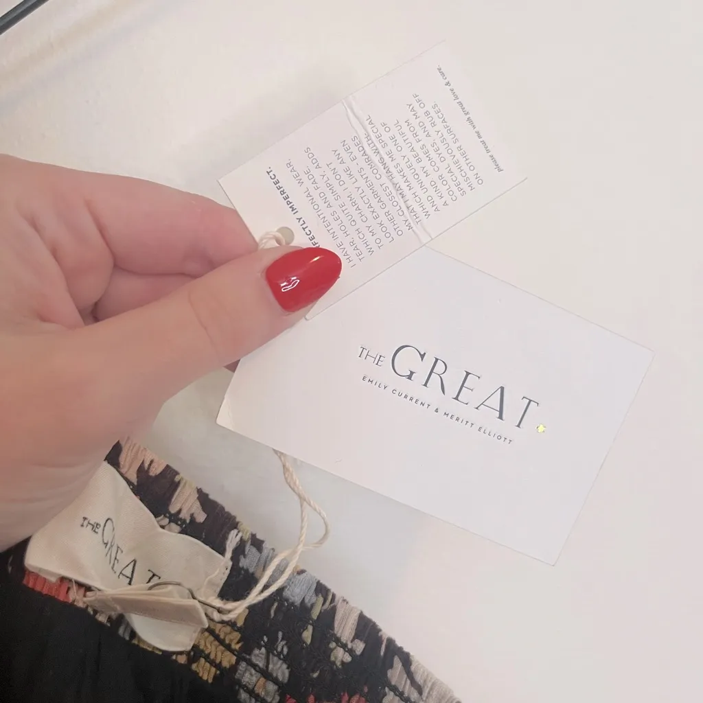 NWT THE GREAT. The Grove Maxi Skirt Pink Size L - Image 5