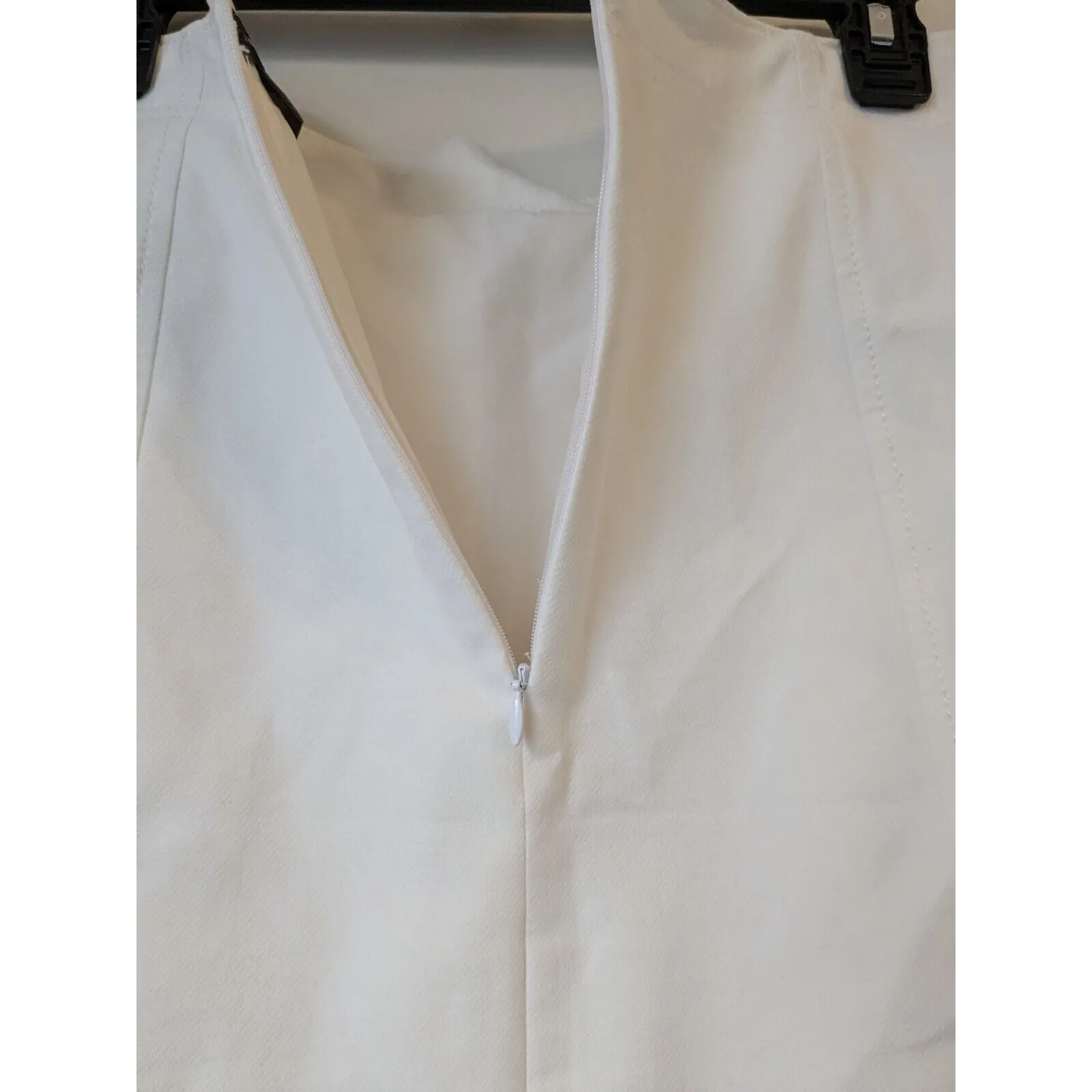 ANN TAYLOR Women's Mini Skirt Y2K Off White Corset Lace Up Front Size NWOT - Image 5