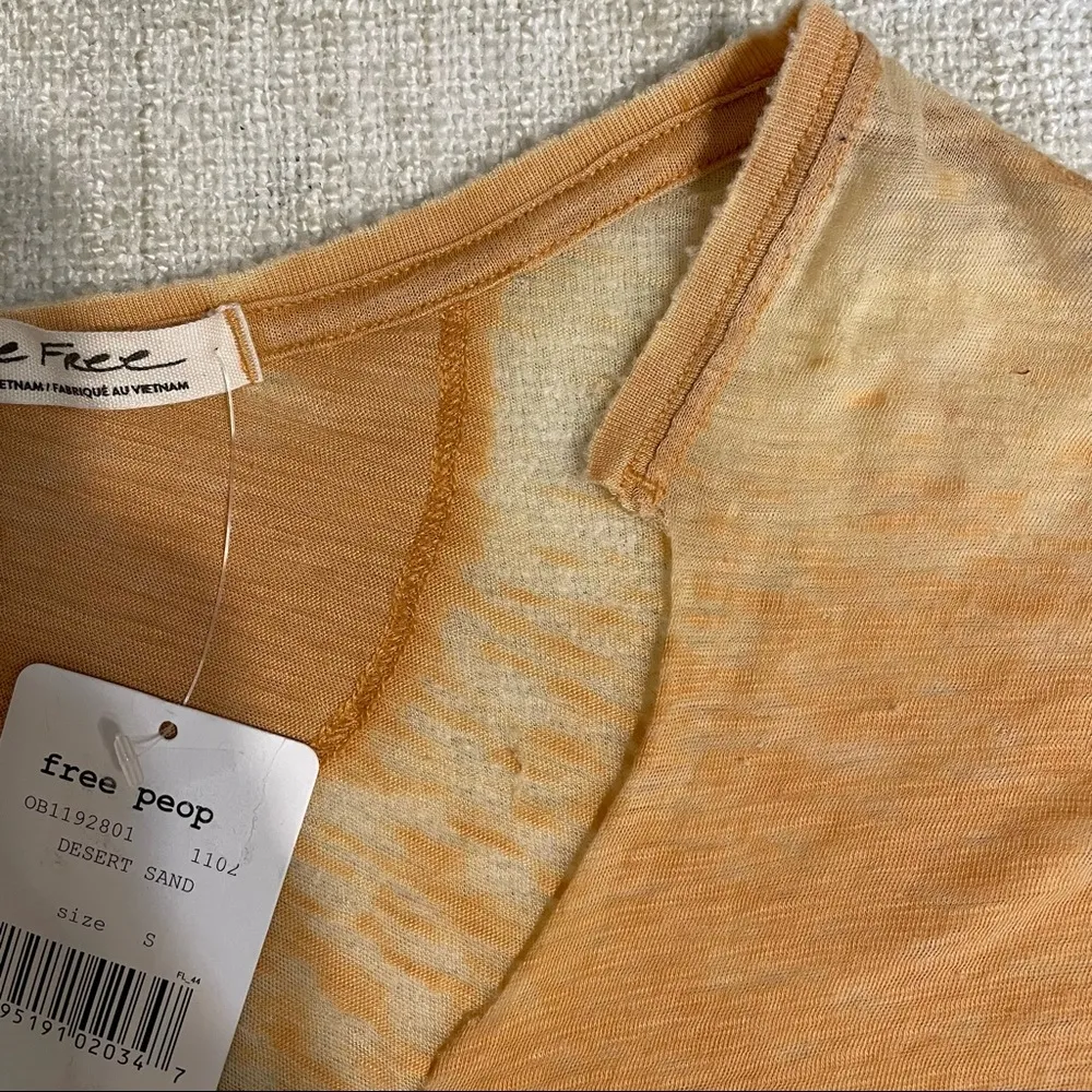 Free People Summer Sky Distressed Tee - Image 7