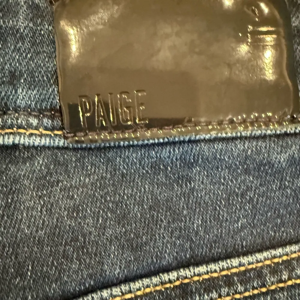 PAIGE Margot Super High Rise Skinny Jeans Claudia Dark Wash Size 23 - Image 9