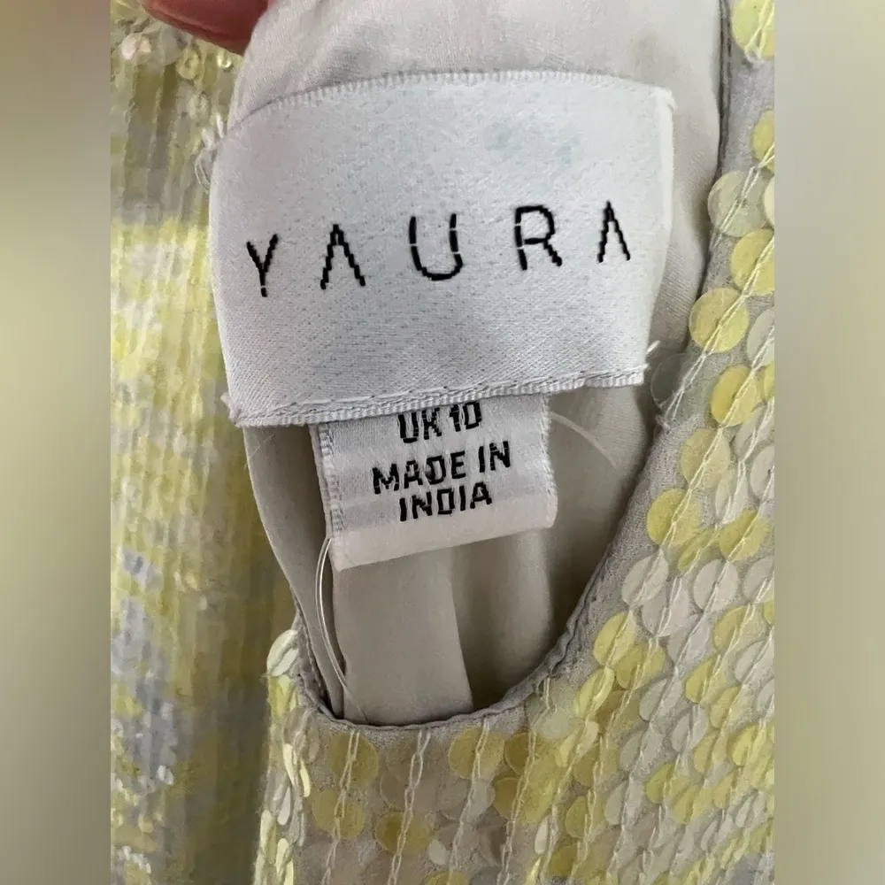 YAURA Kitan Dress in Ombre Sequin Size 10 - Image 8