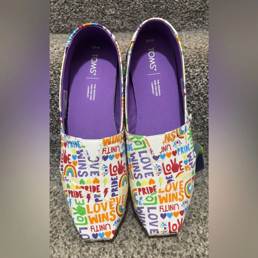 NWT TOMS Unity Love Wins Shoes - Image 3