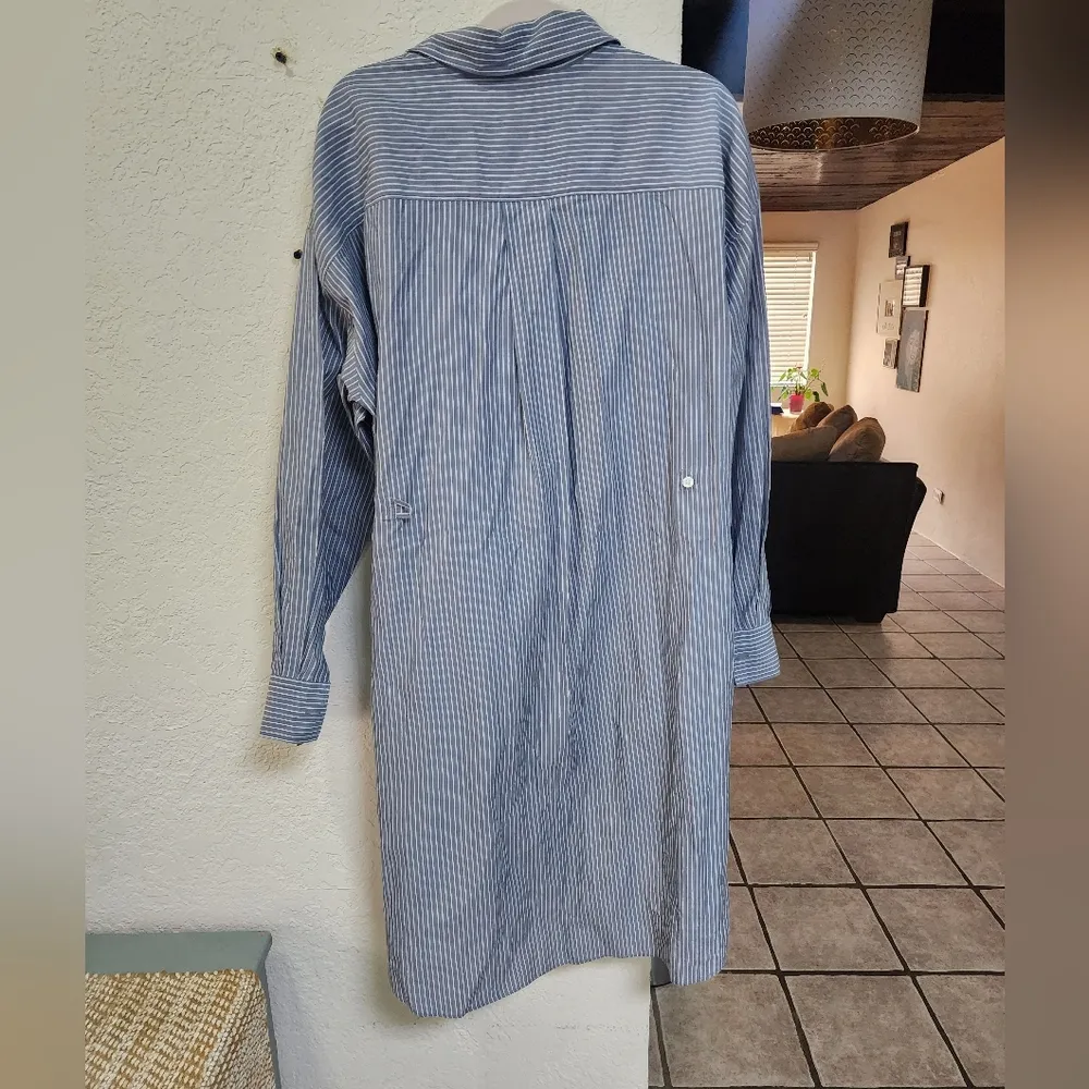 Isabel Marant Étoile Seen Striped Cotton Shirt Dress size 36 - Image 8