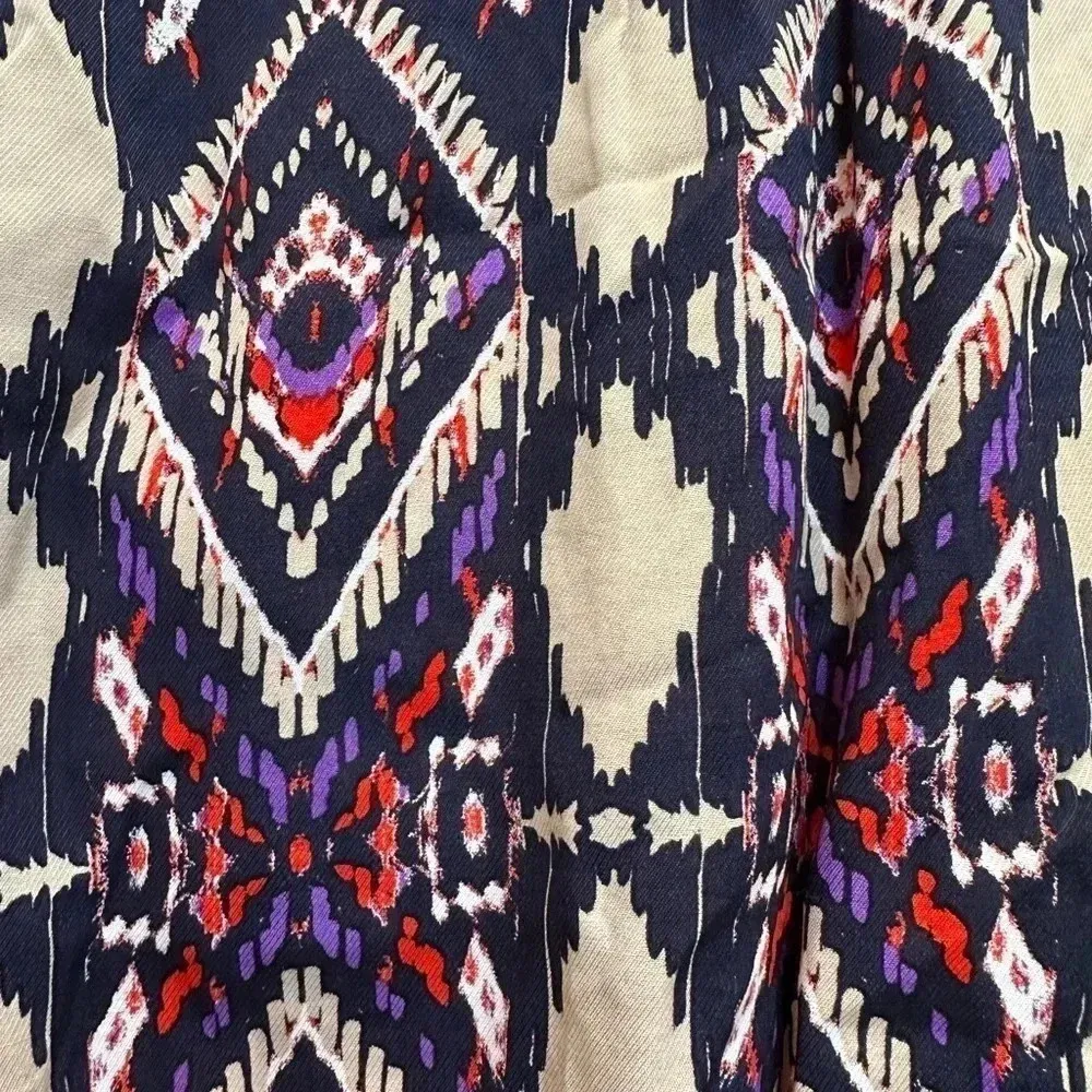 Anthropologie Holding Horses Mira Ikat Bohemian Aztec Southwestern Dress Size 4 - Image 5