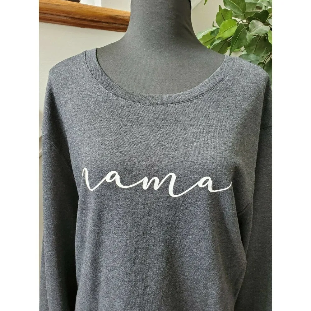 Positive Tees Women Gray Cotton & Polyester Long Sleeve Casual Blouses Shirt 3X - Image 6