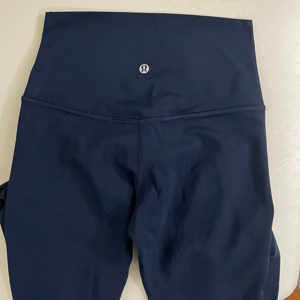 NWOT Lululemon Align True Navy 25” Leggings Pants Size 4 - Image 9