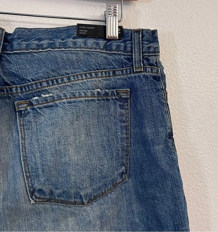 J Brand Carly High Rise Denim Cut-Off Shorts NEW Size 29 - Image 8