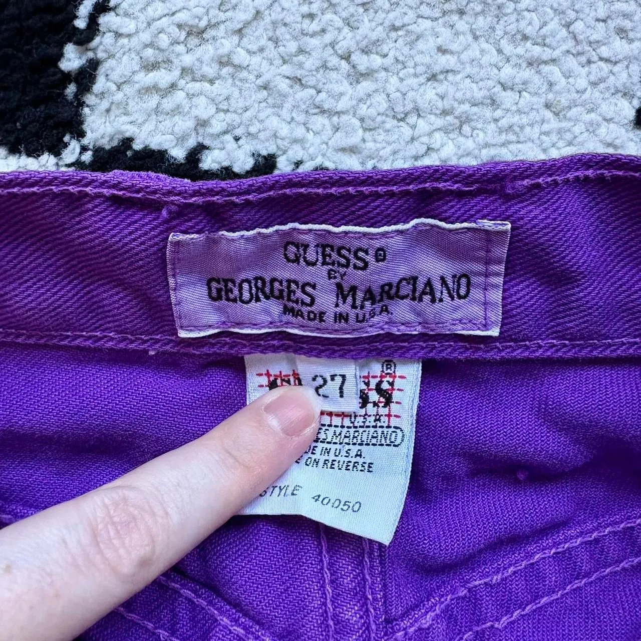 Vintage Guess by Marciano Purple High Rise Denim Jeans - Image 5
