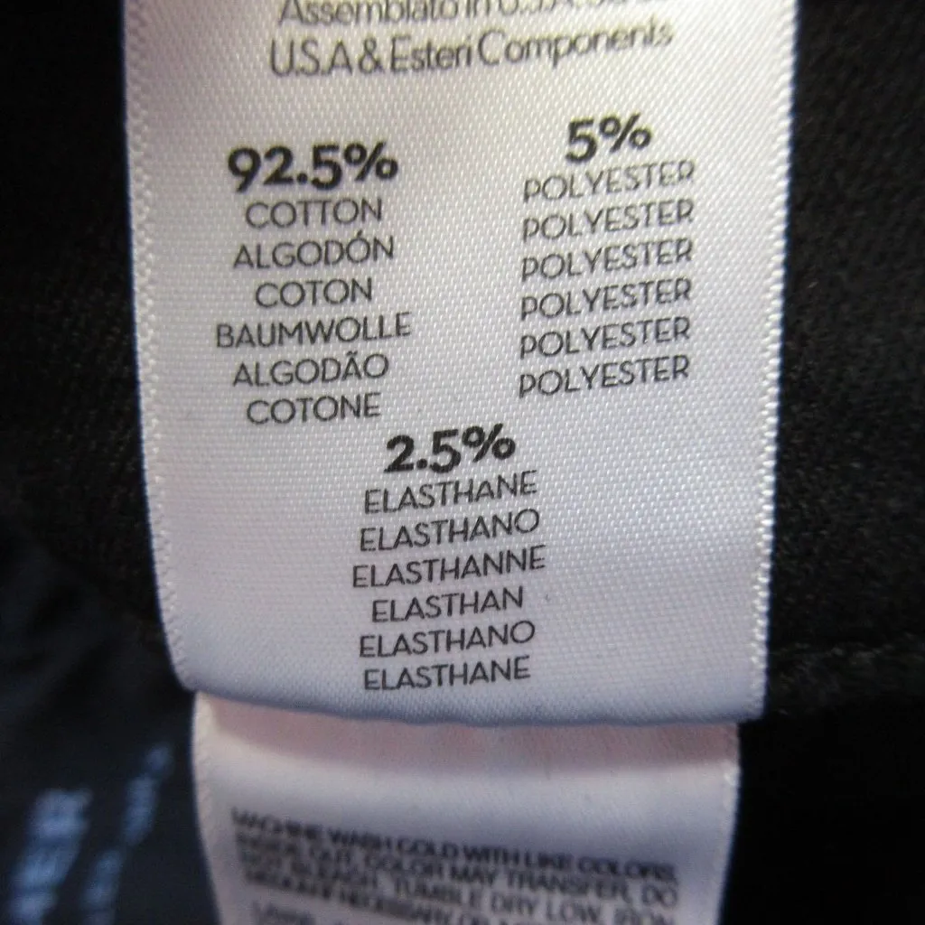 NWT Mother The Hustler Ankle Fray in Not Guilty Black Stretch Crop Jeans 29 - Image 8