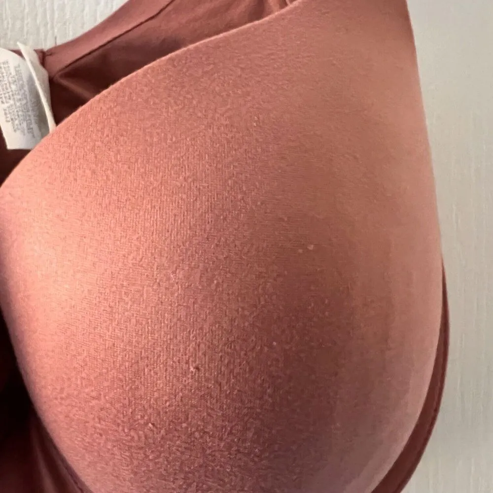 Aerie Womens Padded Push Up‎ Underwired Full Coverage Bra Light Brown  34D NWT - Image 5