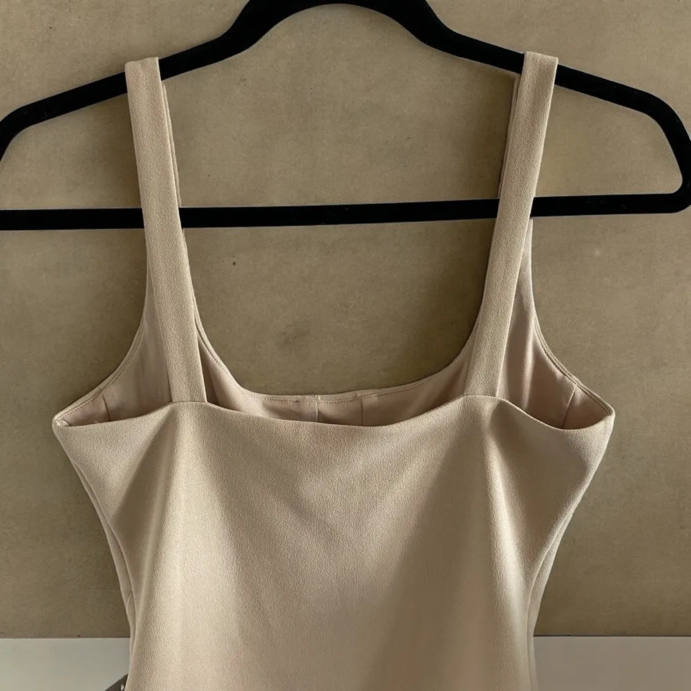 Wayf Corset Style Cupped Bodysuit Thong Beige/Tan - Image 8