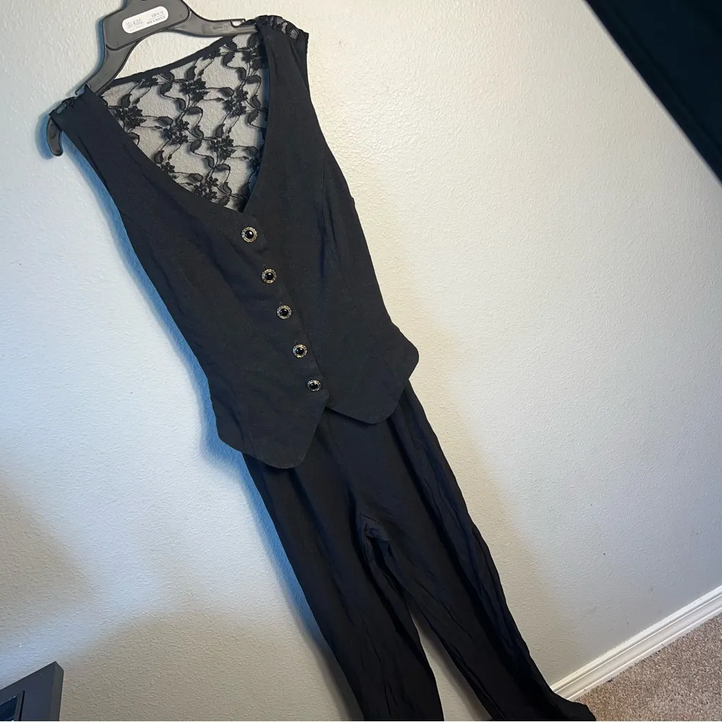 Vintage 80’s 90’s Black Lace - Image 6