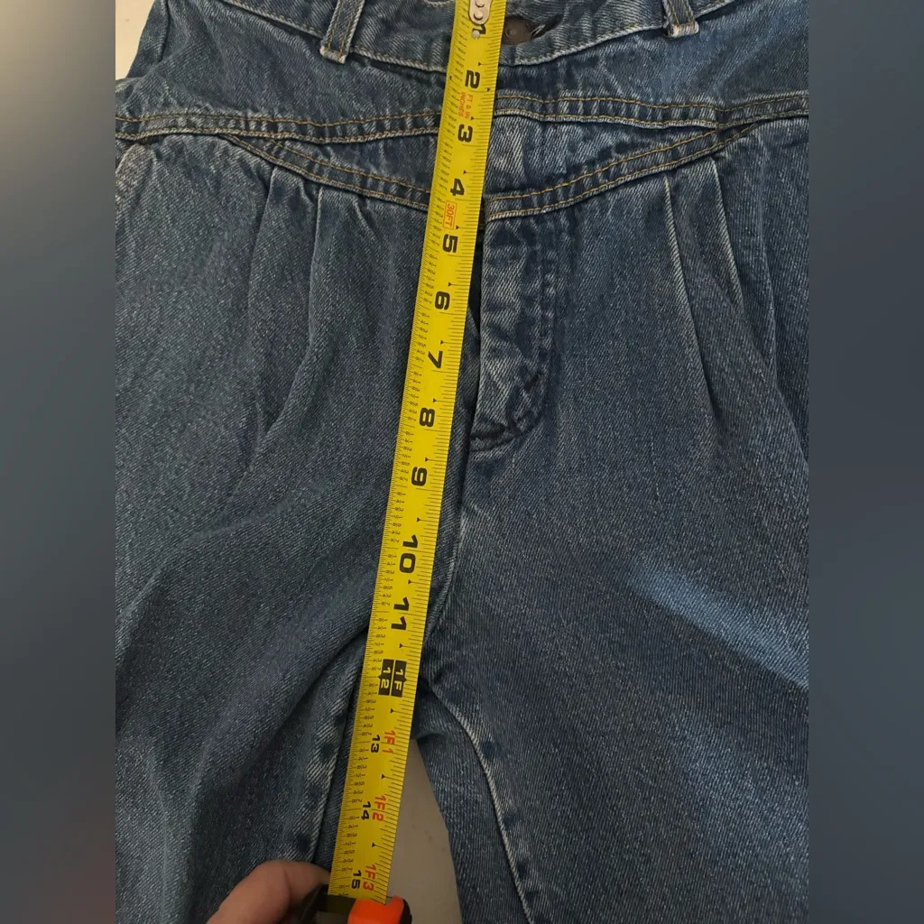 Vintage Levi’s Pleated Front‎ High Waist Mom Jeans No Back Pockets Rare sz 9 536 - Image 7