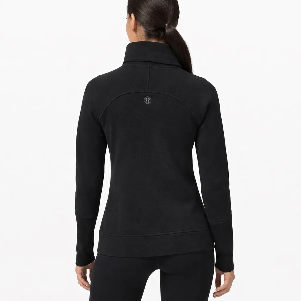 Lululemon  Scuba Pullover (Funnel Neck) in Black - Size 6 - Image 2