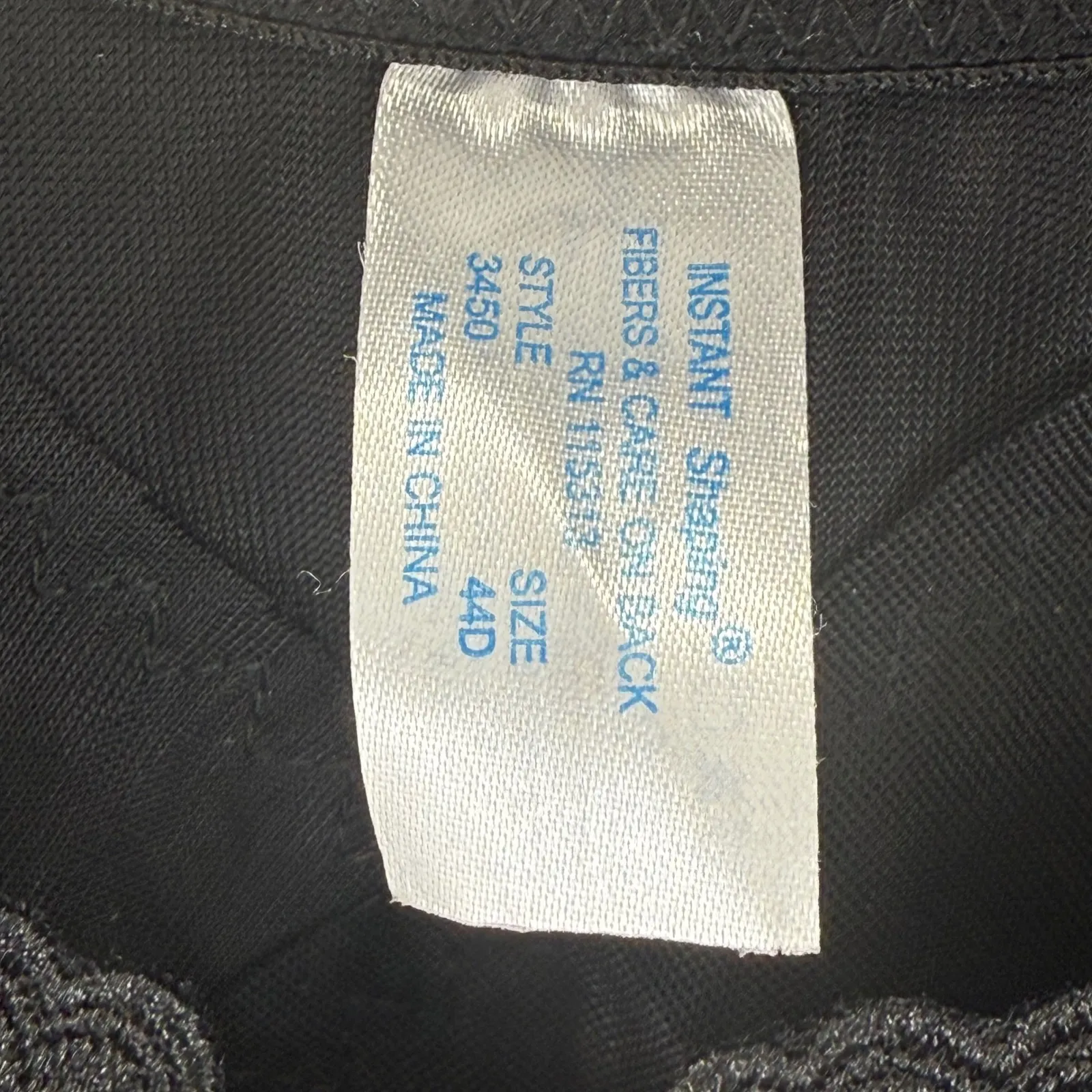 Lunaire‎ Instant Shaping Black Full Body Slimming Control Bodysuit Tank 44D Size undefined - Image 2