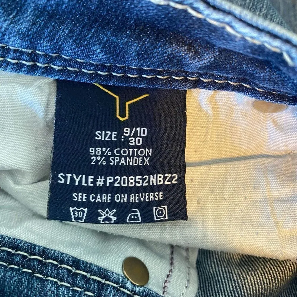 Vigoss Studio The Pacific Skinny Jeans Medium Wash Creased Denim Non Distressed - Image 6