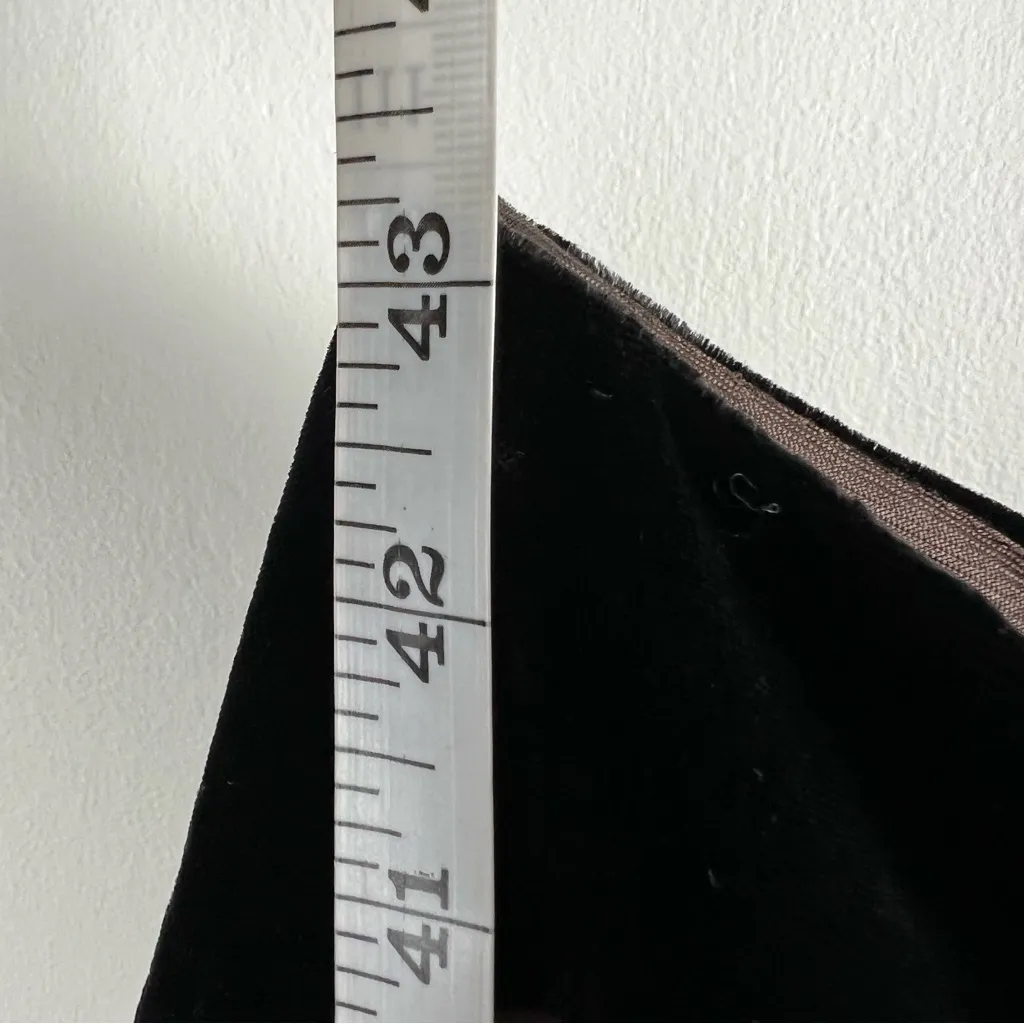 Y2K Silk Velvet Blend Maxi Skirt Fairy Whimsigoth Steampunk Fall Winter Size 8 - Image 7