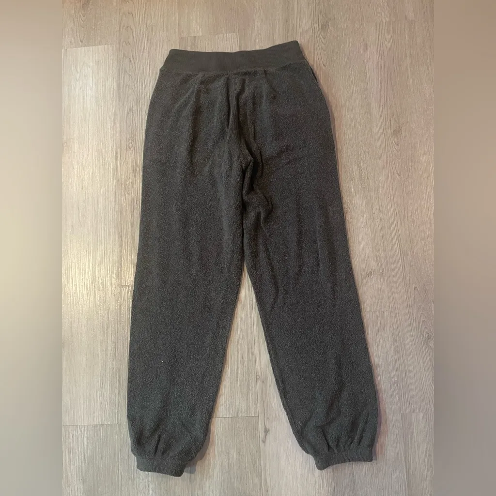 Aerie Sherpa Fleece Corset Jogger – Smoked Gray - Image 10