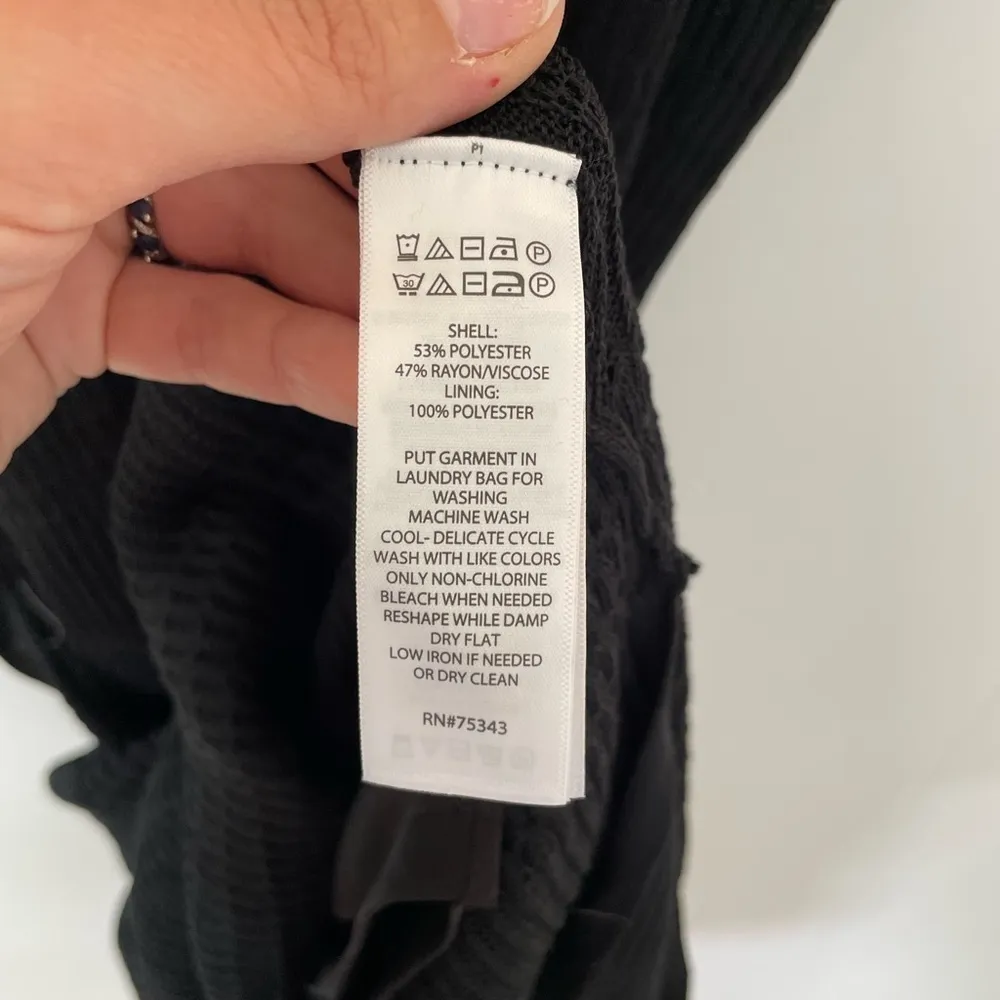 Rachel Zoe black sleeveless knit  dress Size M NWOT - Image 7