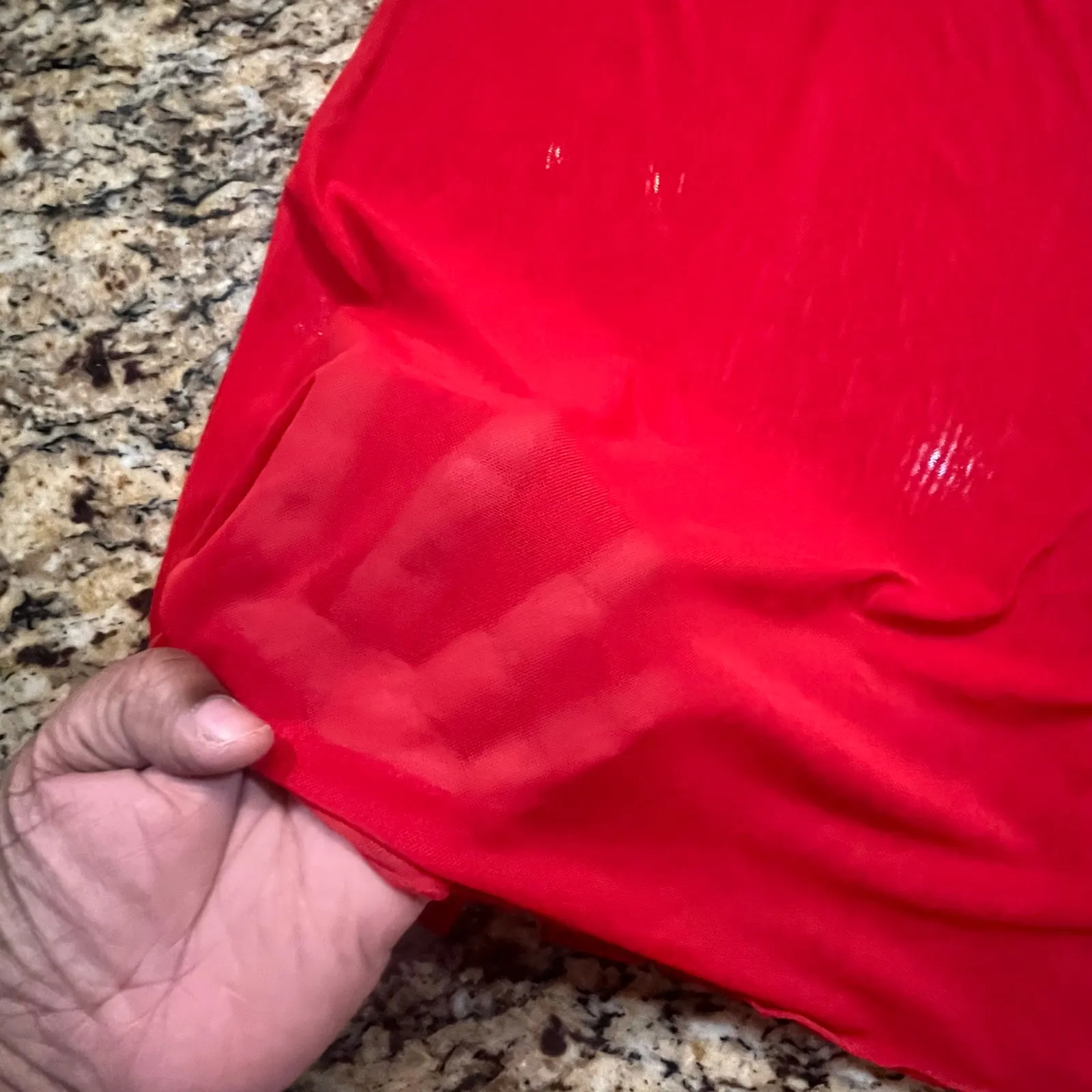 Marilyn Monroe Red Lace Babydoll Lingerie Sheer Sexy Valentine XL Romantic - Image 8