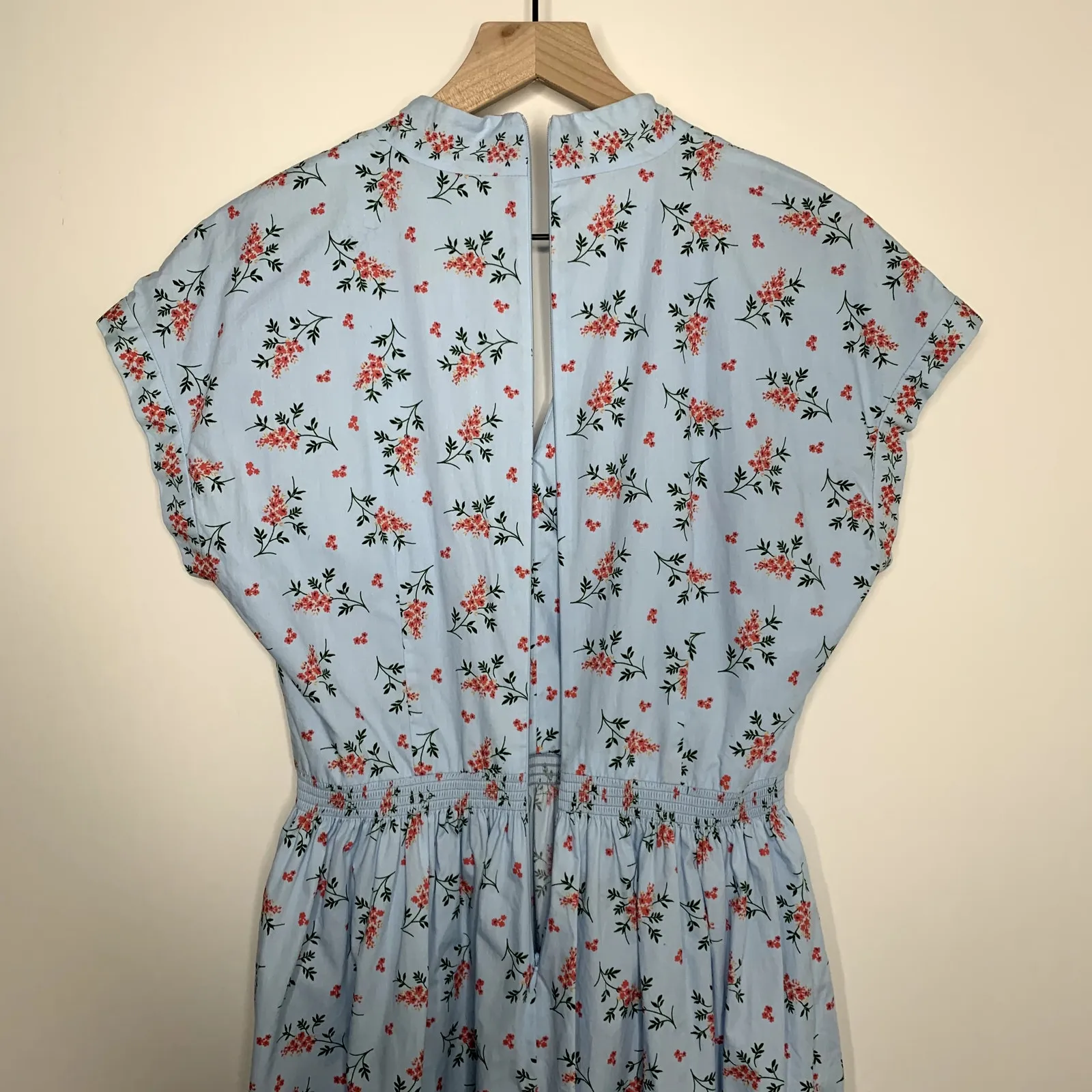 Gal Meets Glam Blue Cecily Floral Mini Dress Womens US 8 - Image 13