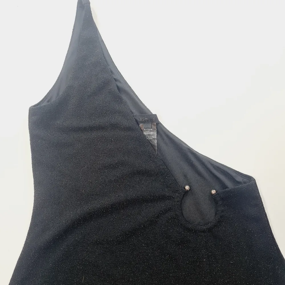 h:ours Rei Dress in Stardust Black - Image 5