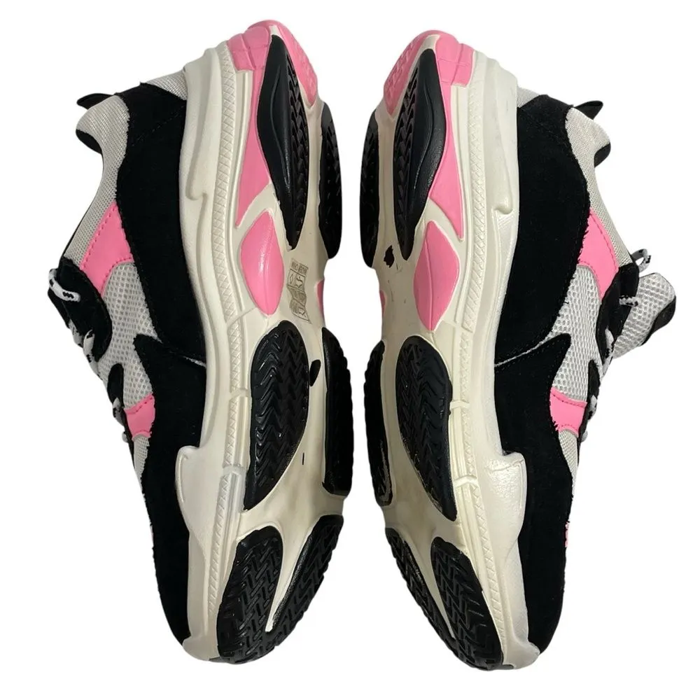 White Fox‎ Boutique Sneakers System Shock Pink Black Size 8 Women’s Shoes - Image 4