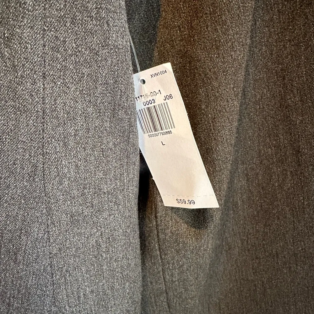 Old Navy One Button Blazer Charcoal Gray Notched Collar size Large New NWT - Image 4