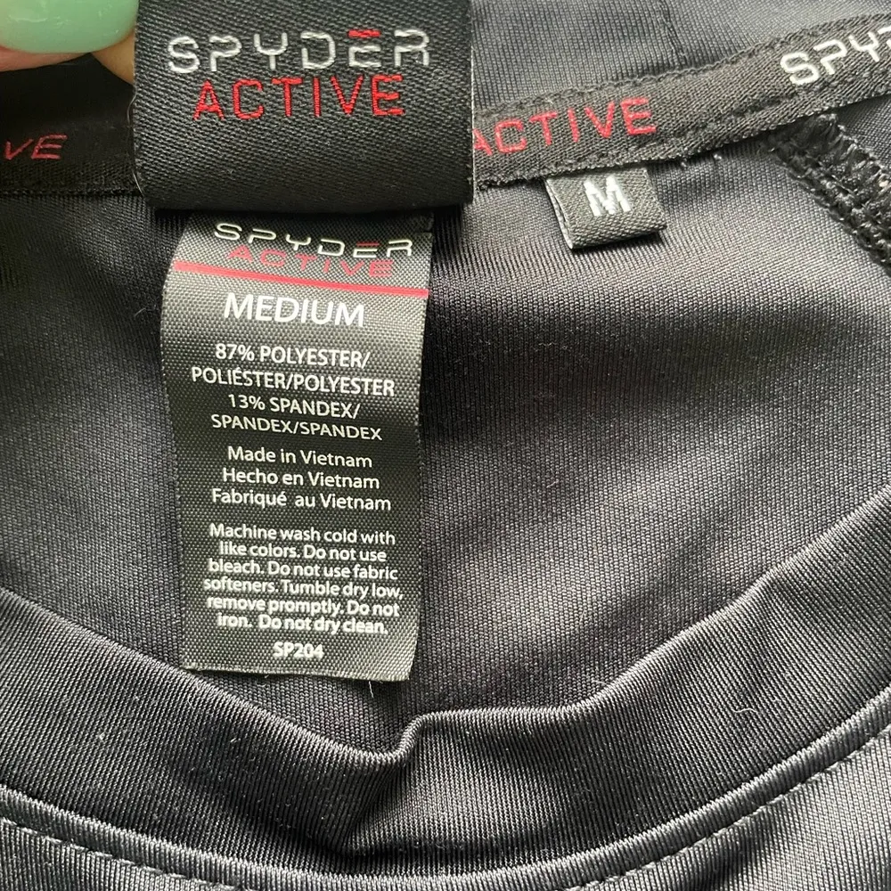 SPYDER activewear shirt size M - Image 6