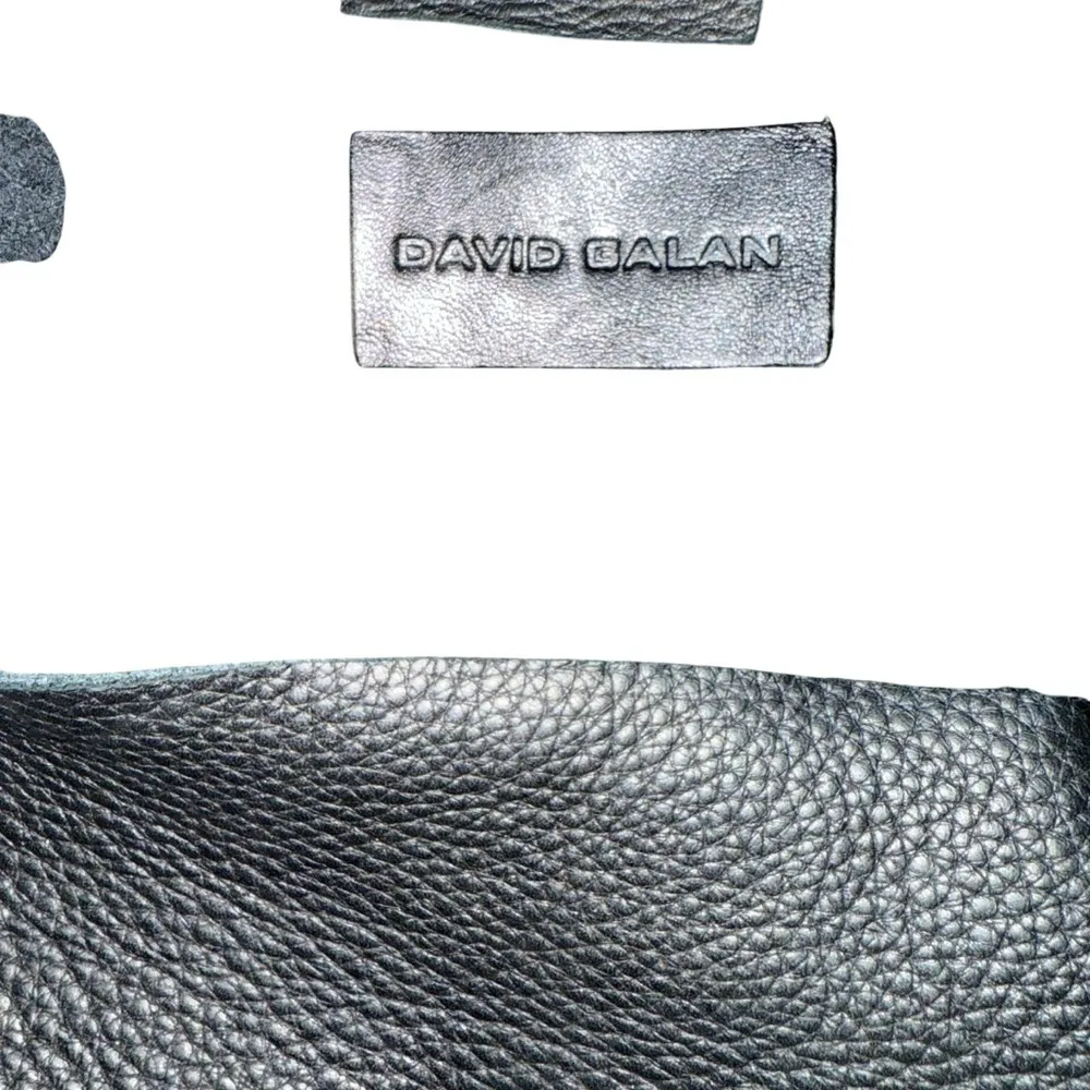 Convertible Black Leather Crossbody Bag Braided Chain Shoulder Bag Purse - Image 9