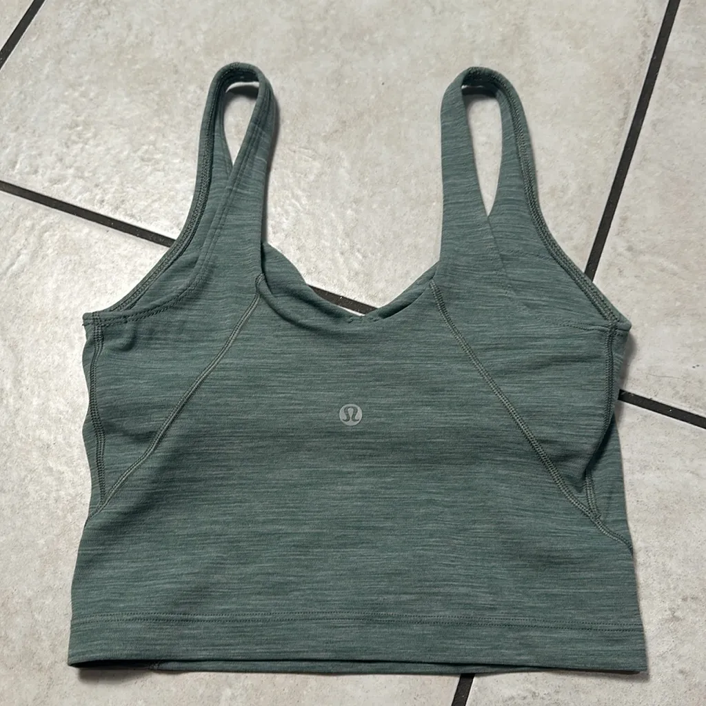 Lululemon Align Tank Heathered‎ Tidewater Teal - Image 7