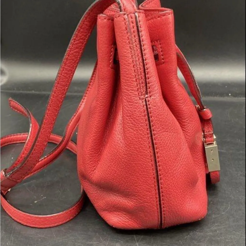 Kate Spade  Cherry Red Bucket Bag - Image 6