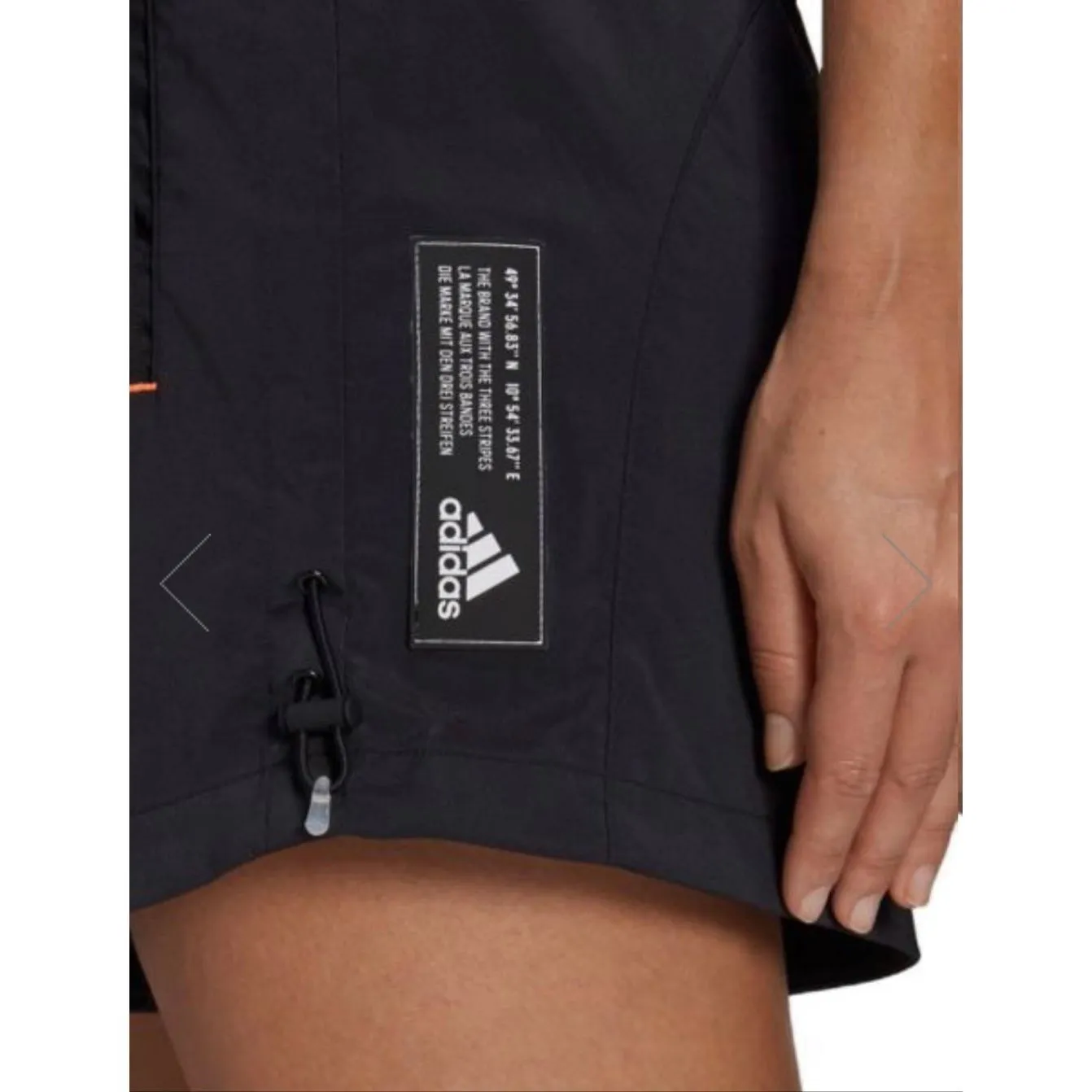 Adidas Sportswear adjustable PrimeBlue running shorts women’s M black - Image 6