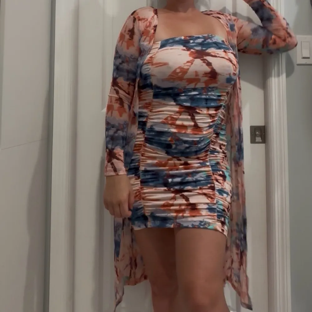 Almost Famous Strapless Dress with Cover Up - Image 2