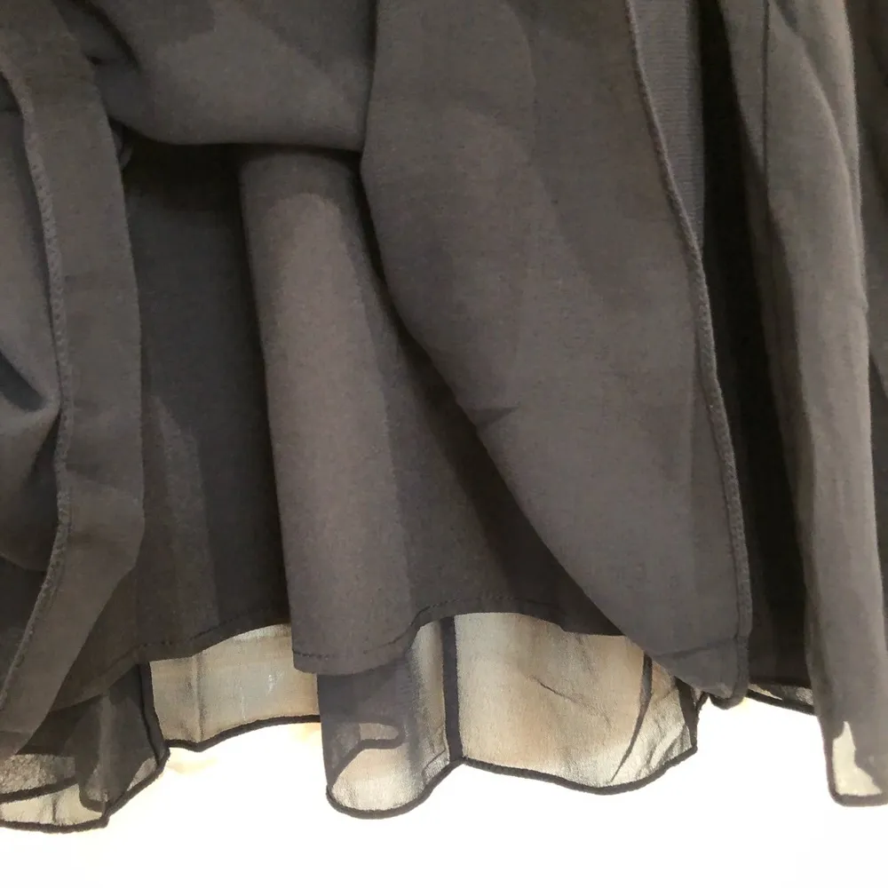 NWT French Connection Abriana Embroidered V Neck Black Dress 6 - Image 5