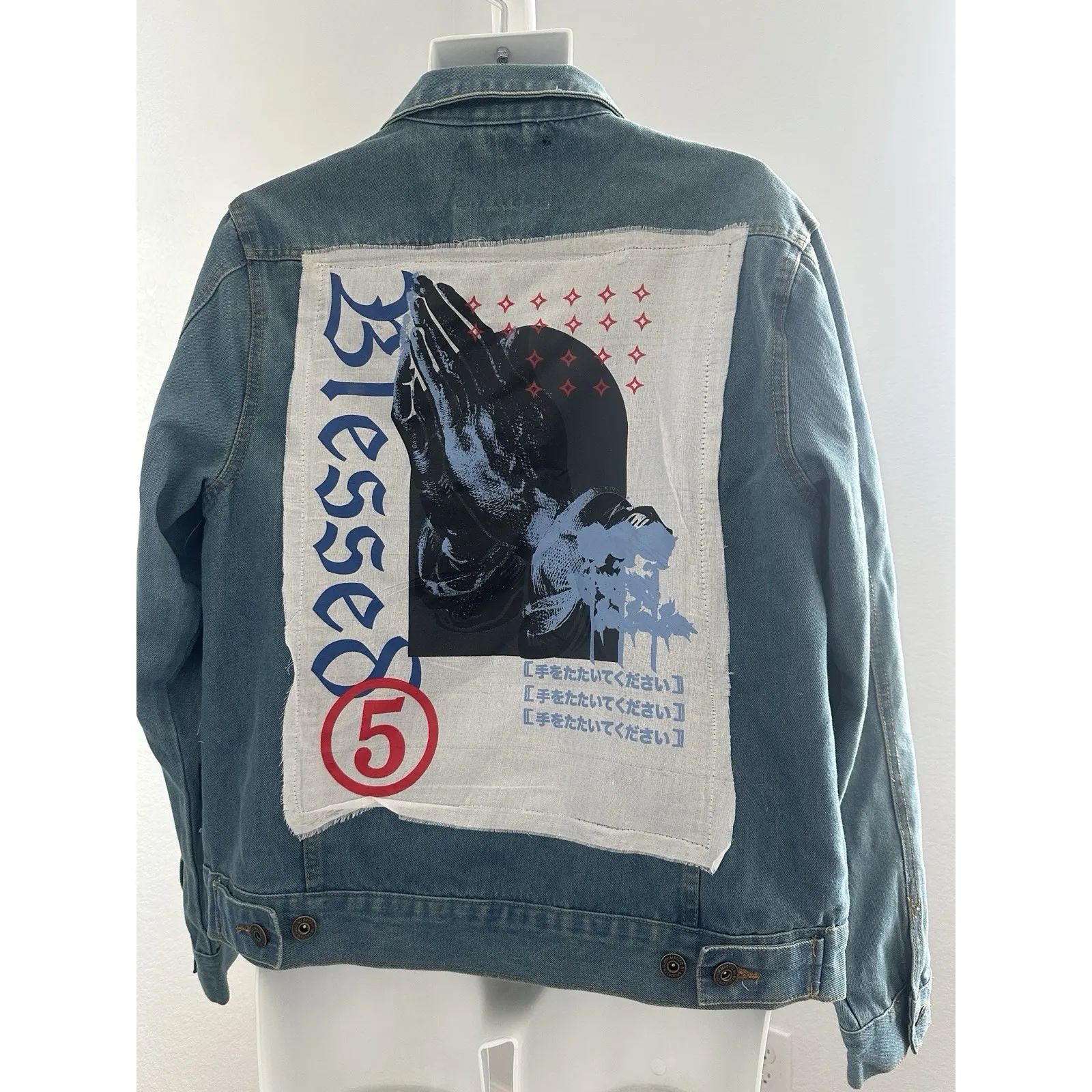 NWOT! Brooklyn Cloth Blessed Denim Jacket,  Sz. Medium,  Japanese (b17) - Image 6
