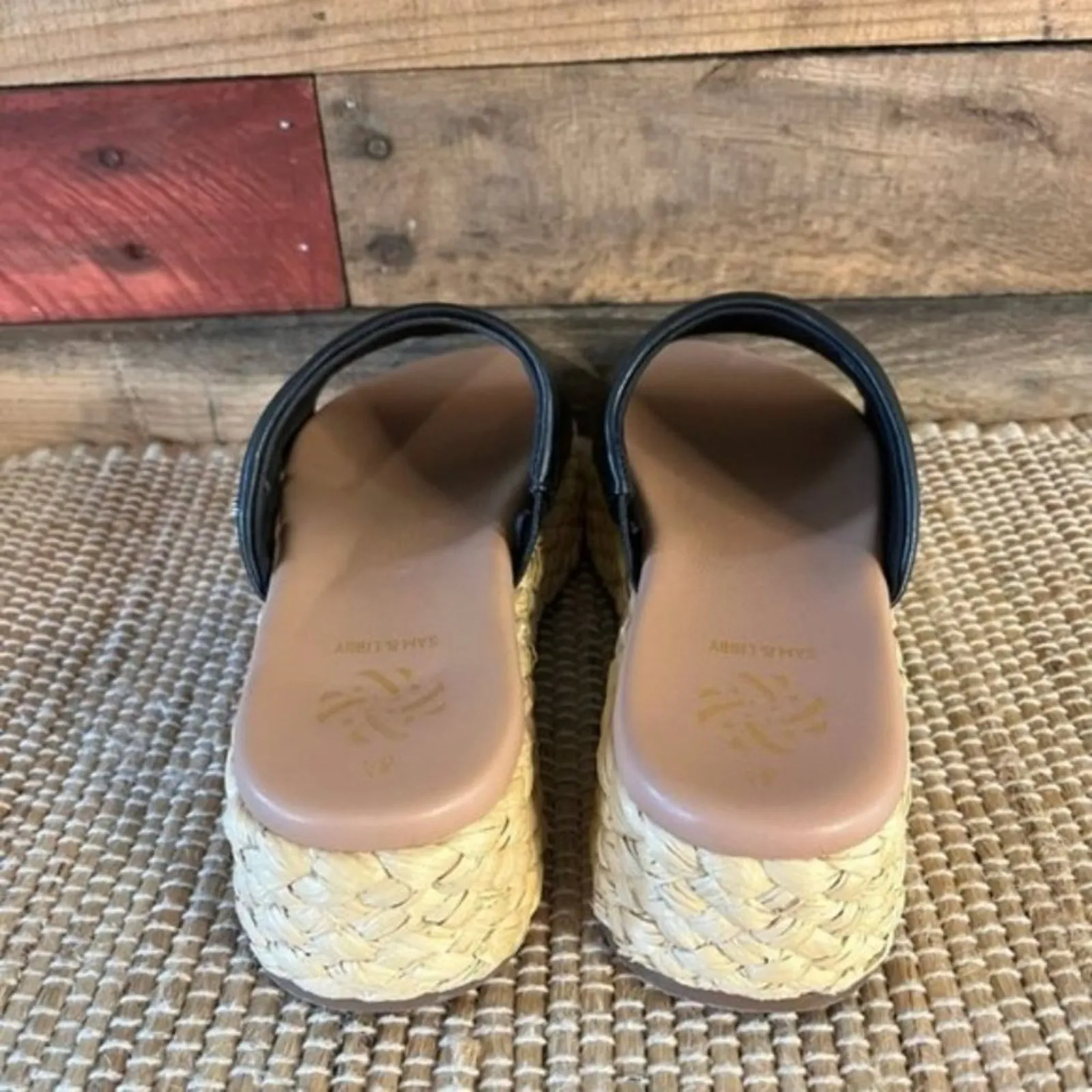 Sam & Libby Black Platform Espadrille Size 8.5‎ - Image 8