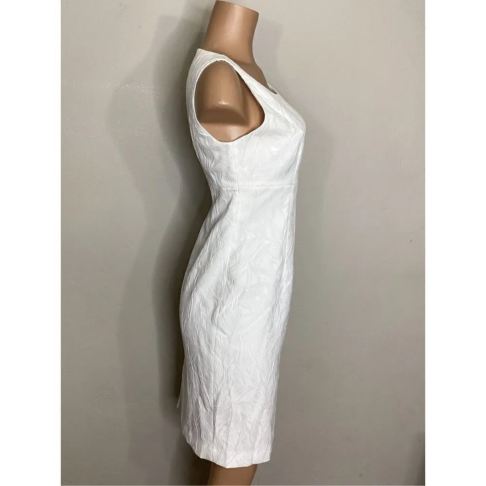 New. Kasper empire waist white dress. Size 6. Retail $99 - Image 3