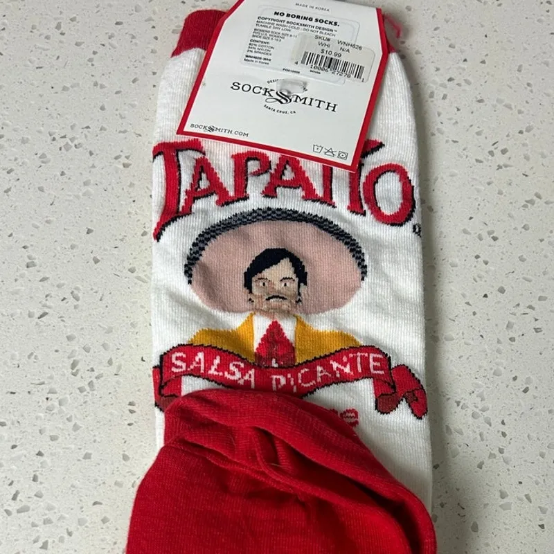 Socksmith Tapatío Salsa Picante Hot Sauce Women’s socks size 5 - Image 6