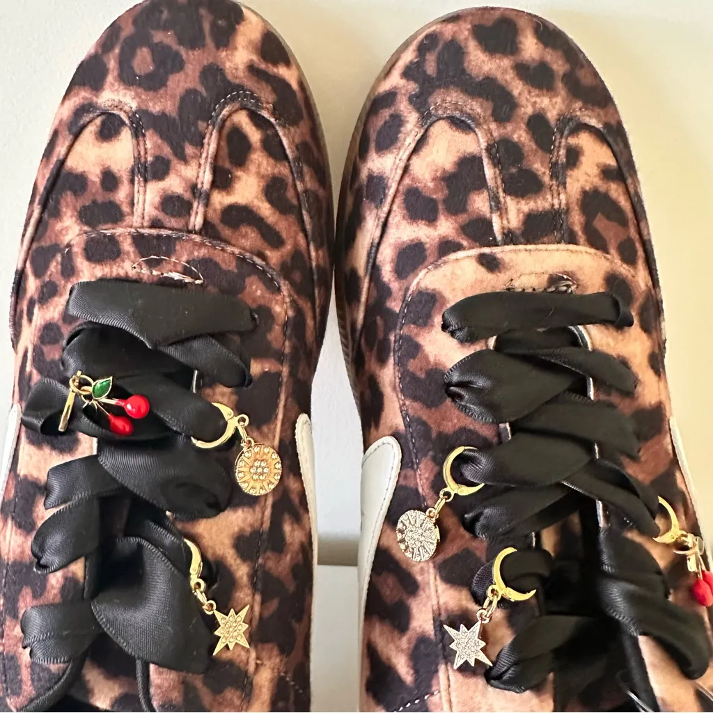 Dolce Vita Leopard print Sneakers Size 9 NWOB Black - Image 2