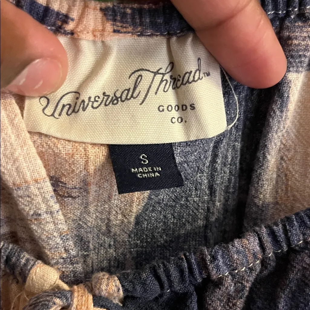 Universal Thread Abstract Puff Sleeve Midi Dress - Image 2