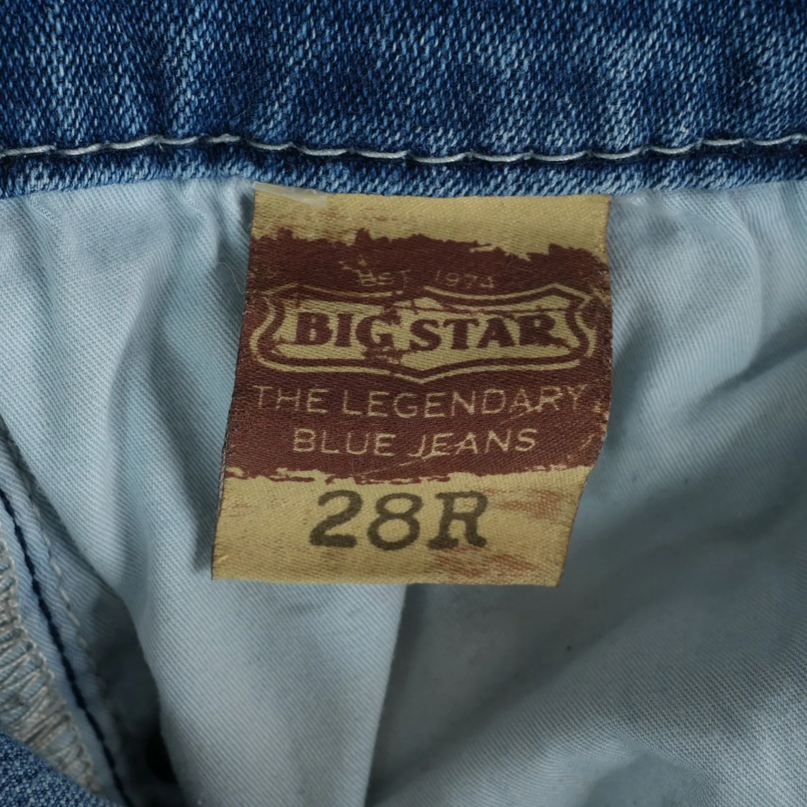 Big Star Jeans Womens 28R Liv Slim Boot Low Rise Distressed Denim Y2K Western - Image 9