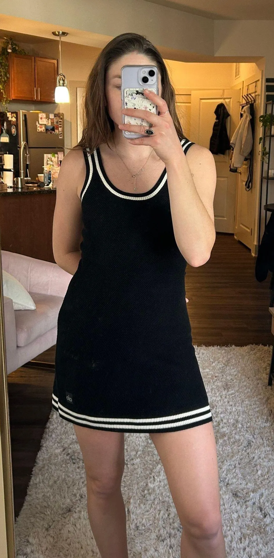 Tennis Club Sweater Knit Dress - Image 3