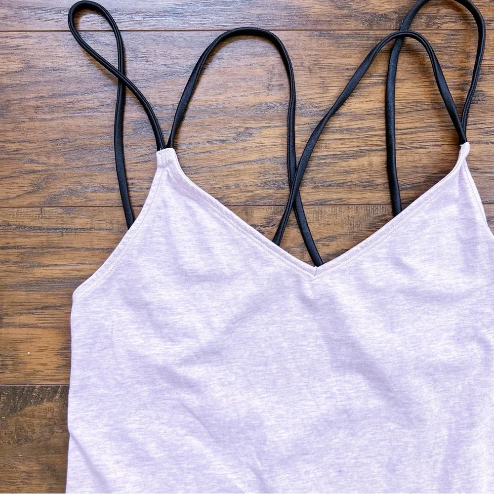Lululemon • Breezy Tank top strappy cross back Heathered Pretty Purple lavender - Image 5