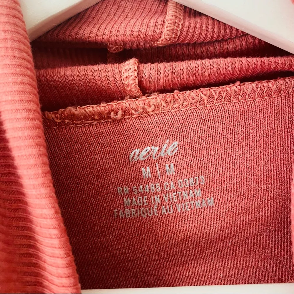 Pullover Cowl Neck Sweater Pink Sz Medium - Image 5