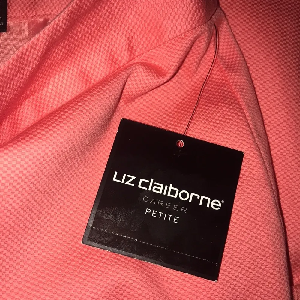 Liz Claiborne 4P career petite coral essence zips - Image 7