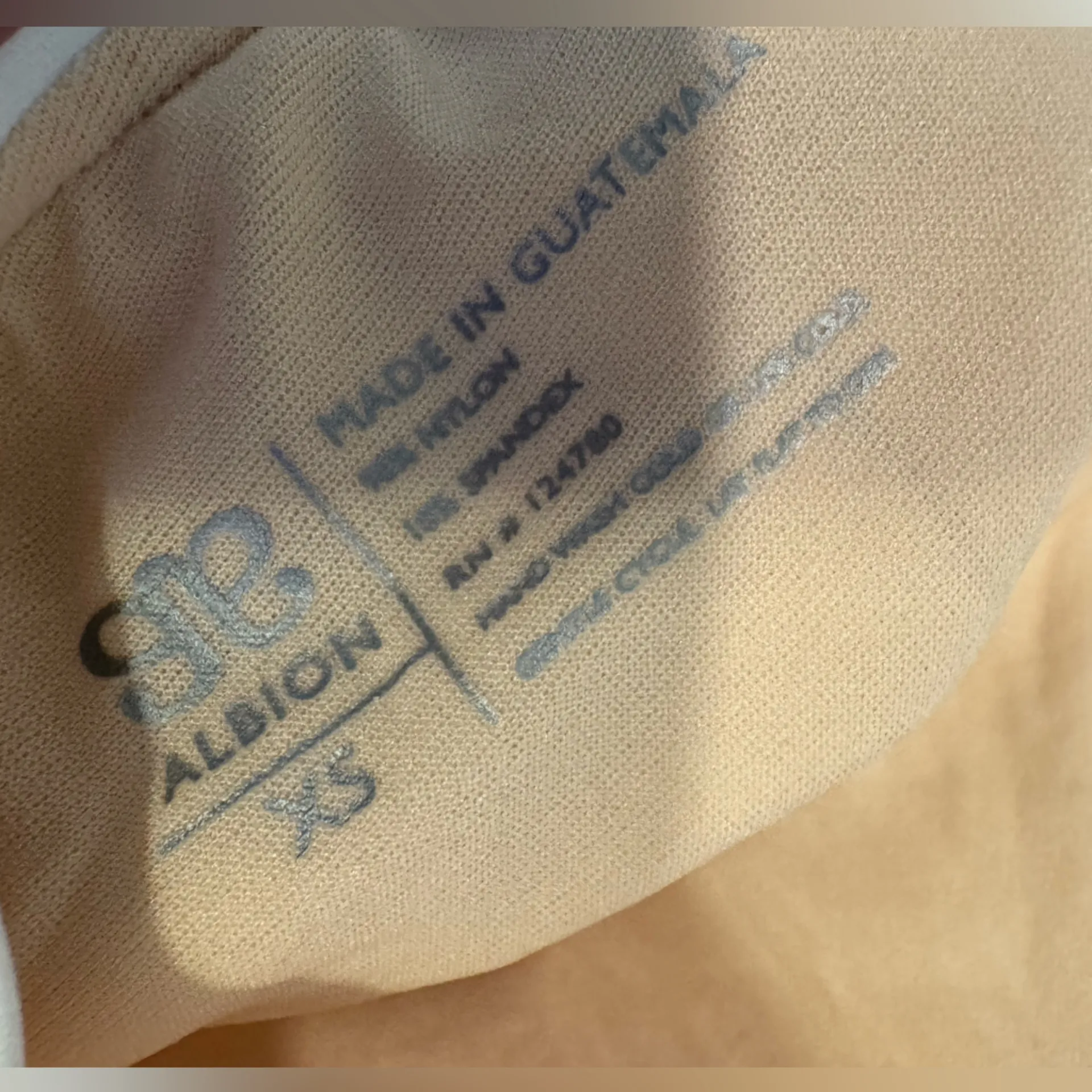 Albion Women's one-piece swimsuit white black grid pattern front tie detail XS - Image 5